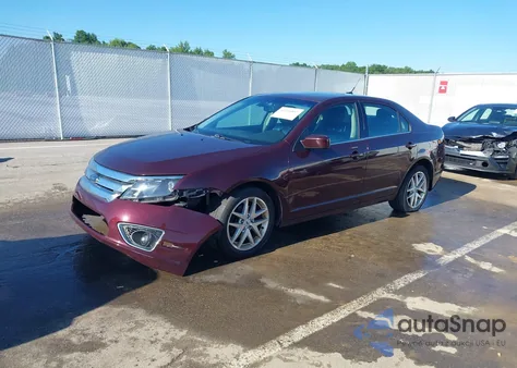 2012 Ford Fusion Sel из США, поврежденный, VIN 3FAHP0JA2CR348799